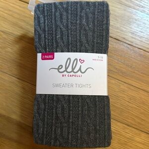 NWT sweater tights. Pack of 2